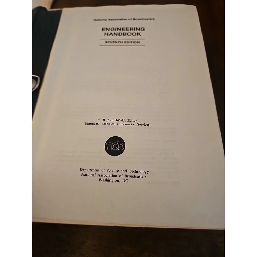 National Association of Broadcasters NAB Engineering Handbook, Seventh Edition